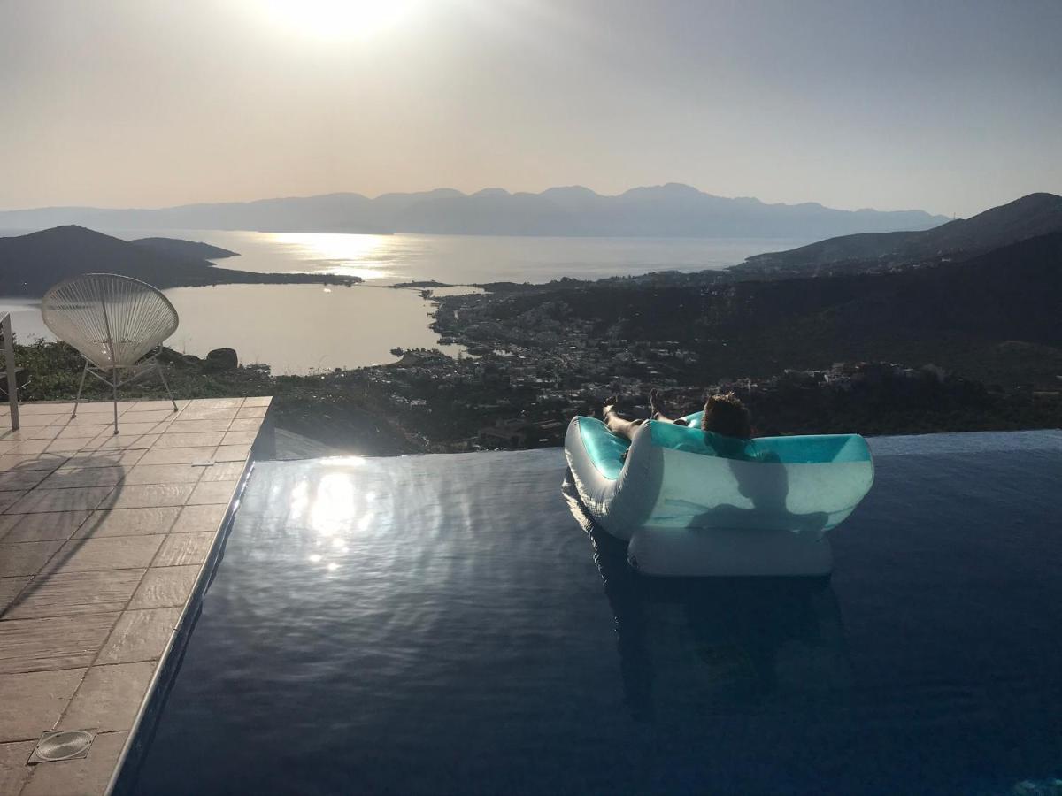 Villa Estee, Luxury Villa With Private Infinity Pool And Jacuzzi Элунда Экстерьер фото