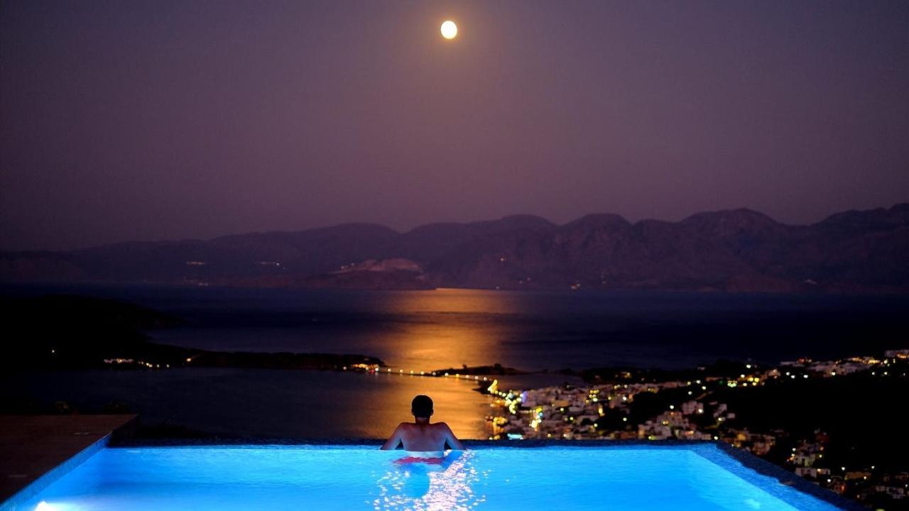 Villa Estee, Luxury Villa With Private Infinity Pool And Jacuzzi Элунда Экстерьер фото