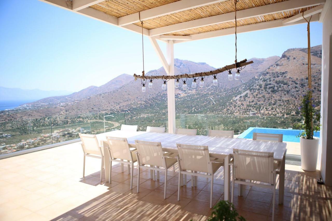 Villa Estee, Luxury Villa With Private Infinity Pool And Jacuzzi Элунда Экстерьер фото